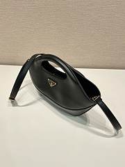 Prada Medium Leather Handbag Black - 31.5x12.5x4.5cm - 2