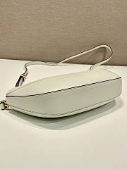 Prada Medium Leather Handbag White - 31.5x12.5x4.5cm - 2