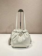 Prada Nappa Leather Shoulder Bag White - 30x23x15cm - 1