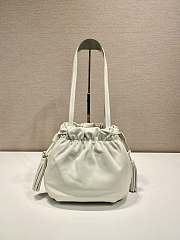 Prada Nappa Leather Shoulder Bag White - 30x23x15cm - 4