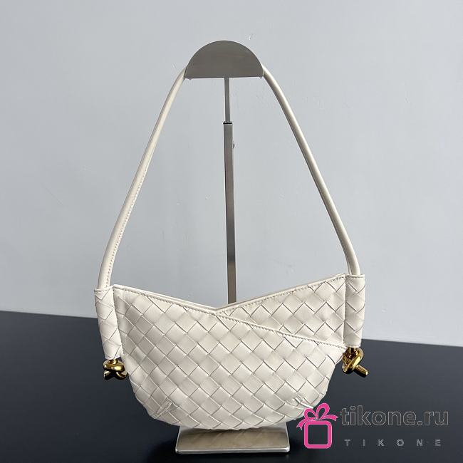 Botega Veneta Mini Solstice Sea Salt - 28x18x5cm - 1