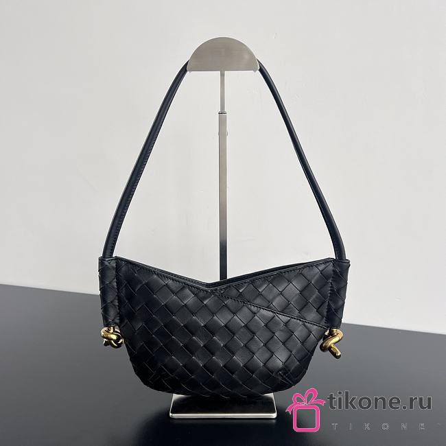 Botega Veneta Mini Solstice Black - 28x18x5cm - 1