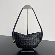 Botega Veneta Mini Solstice Black - 28x18x5cm - 1