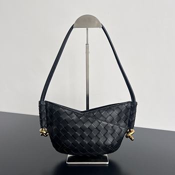 Botega Veneta Mini Solstice Black - 28x18x5cm