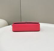 Fendi First Sight Pouch In Calf Leather Pink - 23x13x7cm - 6