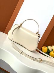 Celine Teen Celine Lola in Shiny Calfskin White - 20x11.5x5cm - 2