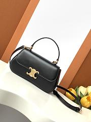 Celine Teen Celine Lola in Shiny Calfskin Black - 20x11.5x5cm - 4