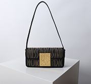 Miss Dior Flap Bag Black Miss Dior Allover Calfskin with Gold Finish Studs - 22x11x6cm - 1