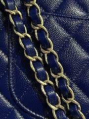 Chanel Classic Flap Caviar Quilted Blue - 15.5×25.5×6.5cm - 5