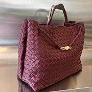 Botega Veneta Large Andiamo Intrecciato Red - 42x35x18cm - 4