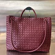 Botega Veneta Large Andiamo Intrecciato Red - 42x35x18cm - 3