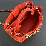 Bottega Veneta Small Andiamo With Chain Orange - 25x20x10cm - 5