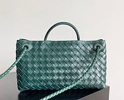 Bottega Veneta Small Andiamo East West Green - 29×18×10cm - 3