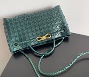 Bottega Veneta Small Andiamo East West Green - 29×18×10cm - 2