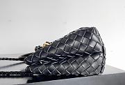 Bottega Veneta Small Andiamo East West Black - 29×18×10cm - 6