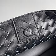 Bottega Veneta Small Andiamo East West Black - 29×18×10cm - 5