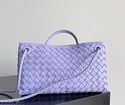 Bottega Veneta Small Andiamo East West Purple - 29×18×10cm - 5