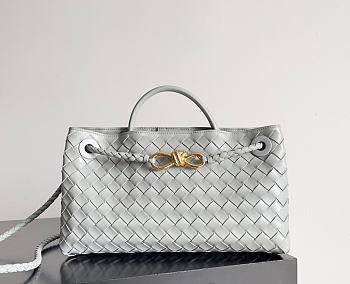 Bottega Veneta Small Andiamo East West Gray - 29×18×10cm