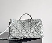 Bottega Veneta Small Andiamo East West Gray - 29×18×10cm - 6