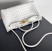 Bottega Veneta Small Andiamo East West White - 29×18×10cm - 5