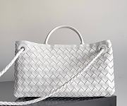 Bottega Veneta Small Andiamo East West White - 29×18×10cm - 3