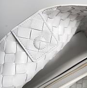 Bottega Veneta Small Andiamo East West White - 29×18×10cm - 2