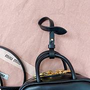 Miumiu Leather Micro Bag Black - 10.5x4cm - 4