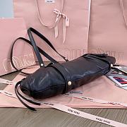 Miumiu Joie Nappa Leather Bag Black - 44x16x10.5cm - 3