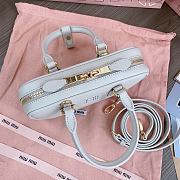 Miumiu Arcadie Leather Mini Bag White - 19x10x5cm - 5