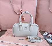 Miumiu Arcadie Leather Mini Bag White - 19x10x5cm - 1