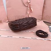 Miumiu Wander Matelasse Nappa Leather Hobo Bag Briarwood - 20x17x6cm - 6