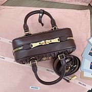 Miumiu Arcadie Matelasse Nappa Leather Bag Briarwood - 22x10.5x7.5cm - 6