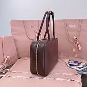 Miumiu Leather Beau Bag Briarwood - 34x23x10cm - 5