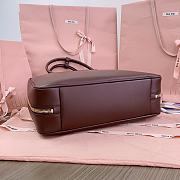 Miumiu Leather Beau Bag Briarwood - 34x23x10cm - 2