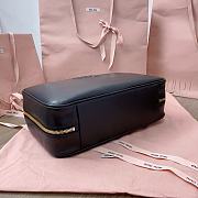 Miumiu Leather Beau Bag Black - 34x23x10cm - 5