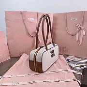 Miumiu Canvas Beau Bag Beige - 27x12x8cm - 3