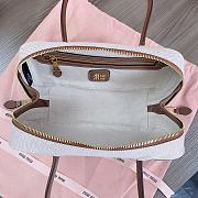 Miumiu Canvas Beau Bag Beige - 27x12x8cm - 2