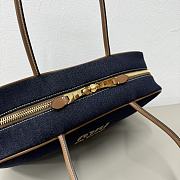 Miumiu Denim Beau Bag Blue - 34x23x10cm - 6