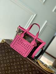 LV Neverfull Bandouliere Inside Out BB Rose Pondichery/Monogram M12106 - 24x14x9cm - 1