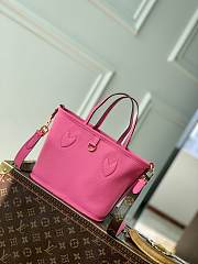 LV Neverfull Bandouliere Inside Out BB Rose Pondichery/Monogram M12106 - 24x14x9cm - 5