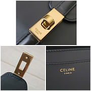 Celine Mini 16 In Satinated Calfskin Gray - 18.5x15.5x9cm - 5