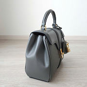 Celine Mini 16 In Satinated Calfskin Gray - 18.5x15.5x9cm - 4