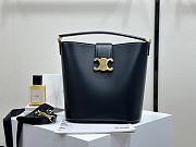 Celine Medium Louise Bag In Smooth Calfskin Black - 24x23.5x16cm - 1