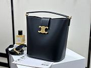 Celine Medium Louise Bag In Smooth Calfskin Black - 24x23.5x16cm - 5