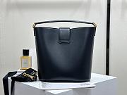 Celine Medium Louise Bag In Smooth Calfskin Black - 24x23.5x16cm - 4