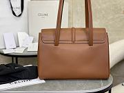 Celine Medium Soft 16 Bag In Smooth Calfskin Brown - 32.5x23x14cm - 4