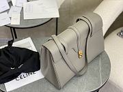 Celine Medium Soft 16 Bag In Supple Grained Calfskin Gray - 32.5x23x14cm - 5