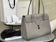 Celine Medium Soft 16 Bag In Supple Grained Calfskin Gray - 32.5x23x14cm - 2