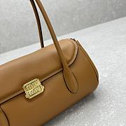 Miumiu Leather Shoulder Bag Cognac - 28x15x11cm - 6