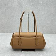 Miumiu Leather Shoulder Bag Cognac - 28x15x11cm - 2